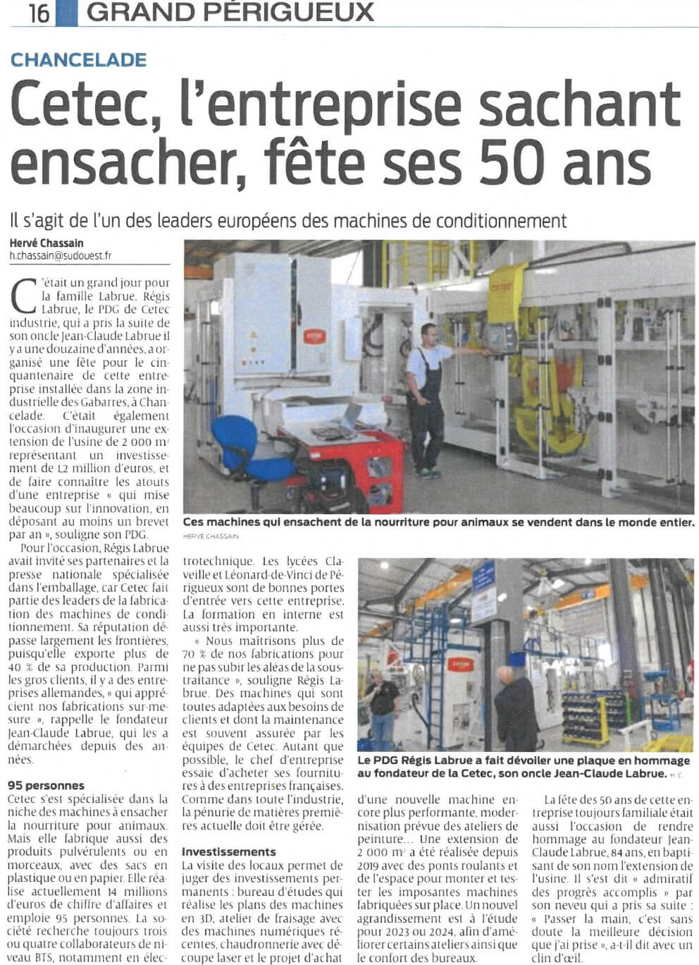 Article sud ouest